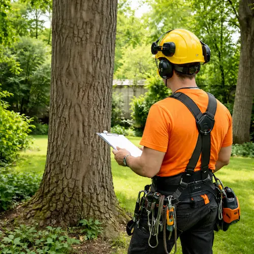 Waterbury Tree Care crew at work